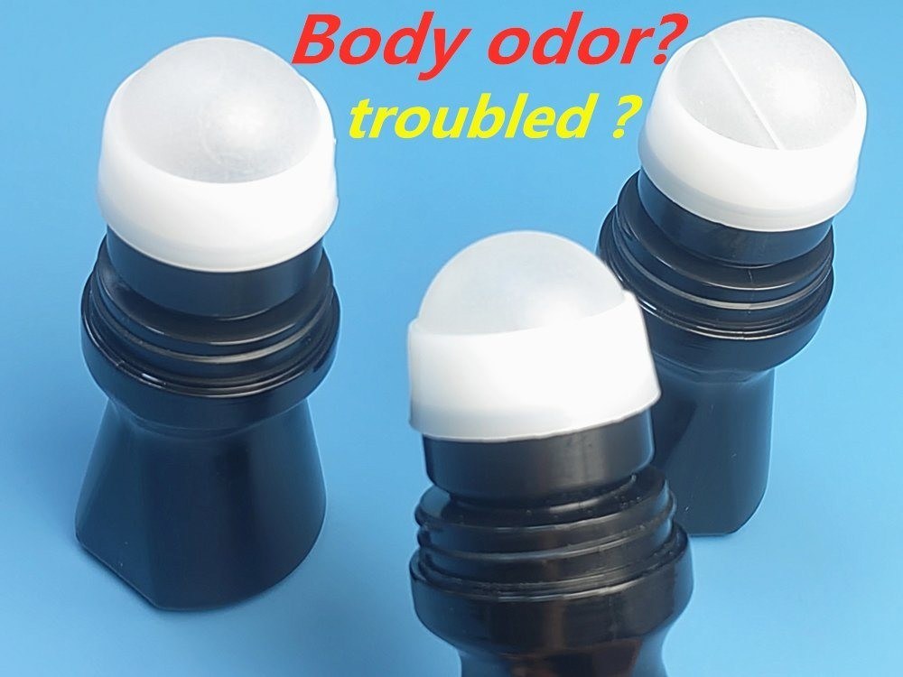 2oz 50ml 60ml HDPE Perfume Deodorant Containers Roller Ball Cosmetic portable travel size Plastic Roll on Bottle