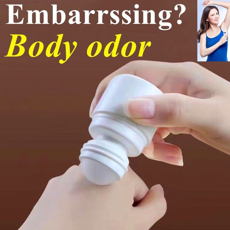 30ml 50 Ml 60ml 再充填可能なエッセンシャルオイルの体臭 デオドラントボトルの上空のHDPEプラスチックロール 丸いロールボール