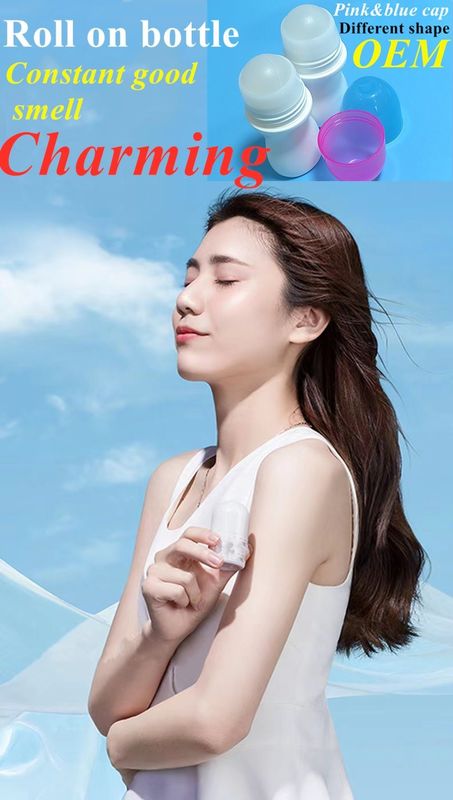 夏のカスタム 最新デザイン 30ml 50ml 60ml 再充填可能な白色HDPEデオドラント プラスチックロール ボトル