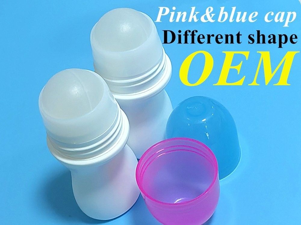 夏のカスタム 最新デザイン 30ml 50ml 60ml 再充填可能な白色HDPEデオドラント プラスチックロール ボトル