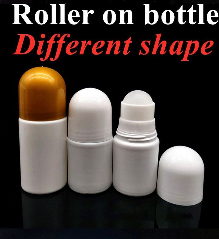 HDPE 30ml 50ml 60ml 円筒状のプラスチックロール ボトル デオドラントボトル プラスチックロールボールの容器