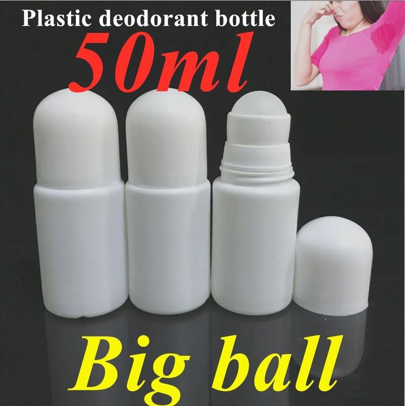 HDPE 30ml 50ml 60ml 円筒状のプラスチックロール ボトル デオドラントボトル プラスチックロールボールの容器