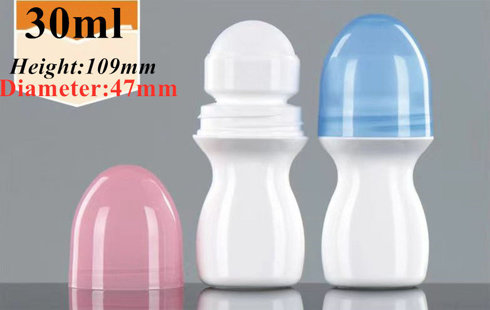 30ml 50ml 60ml 再充填可能 空のエッセンシャルオイル 香水 ボトル上のロール プラスチックロール ボトル上のロール