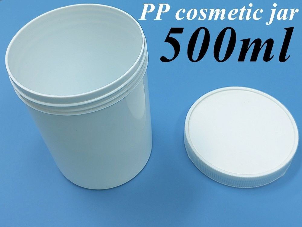 250g 500g 空白のプラスチッククリームボトル 容器 化粧品の包装 丸いクリームボトル PP膏 プラスチックボトル