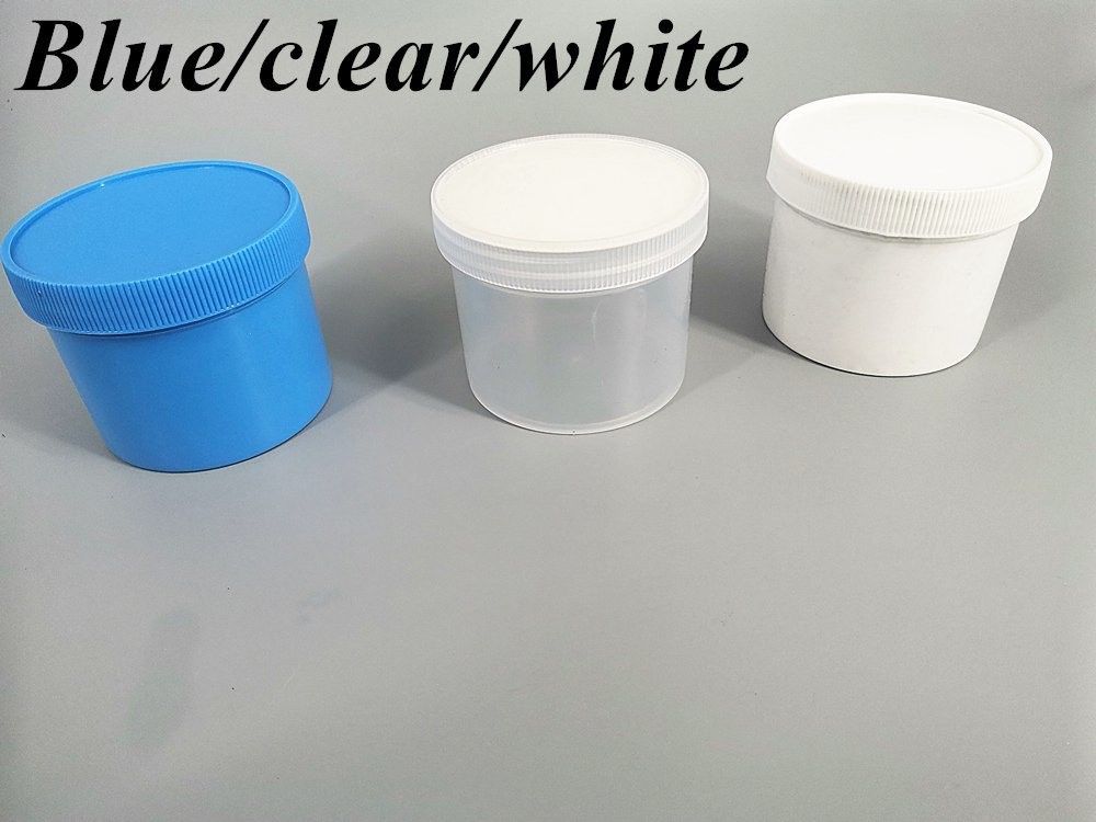 250ml 8oz 500ml 950ml 1000ml PP プラスティック 化粧品 透明 透明 ホワイト ポット プラスチック 膏 クリーム ボトル スクリュー キャップ