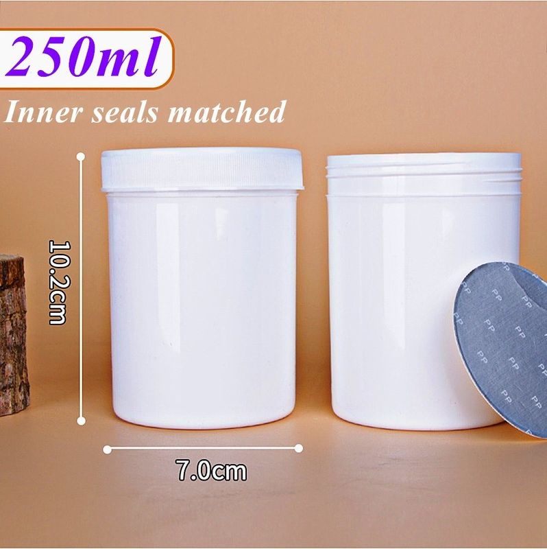 150ml 250ml 500ml 1000ml 空の容器 食品缶 PP プラスチック 化粧クリーム 油膏 蓋を簡単に開けるボトル
