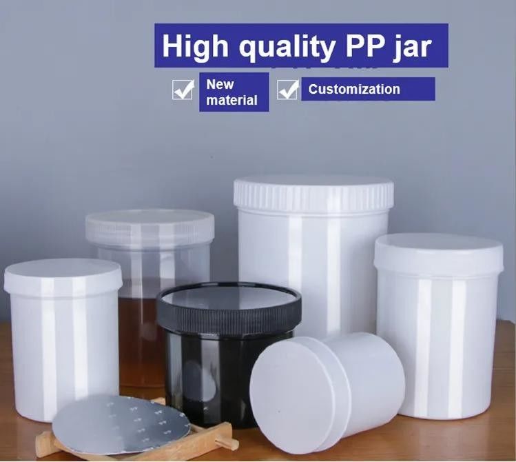 SGS 100ml 250ml 500ml 1000ml PP 化粧品瓶 化粧品サンプル容器 スクリューキャップ付き膏瓶