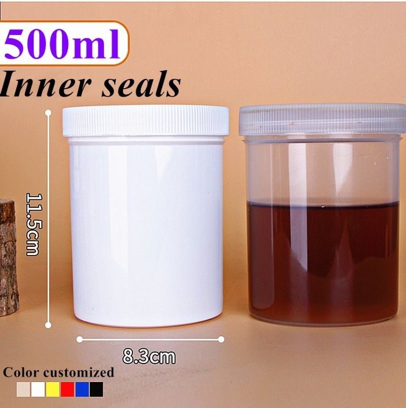 150ml 250ml 500ml 1000ml 広口化粧品の瓶 顔クリーム 化粧品のためのプラスチック容器
