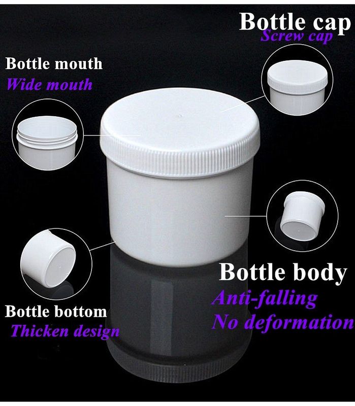150g 250g 500g メイクアップ サブパッケージ 容器 皮膚ケア PP 空き丸い 皮膚ケア 顔 化粧品 プラスチック クリーム 容器