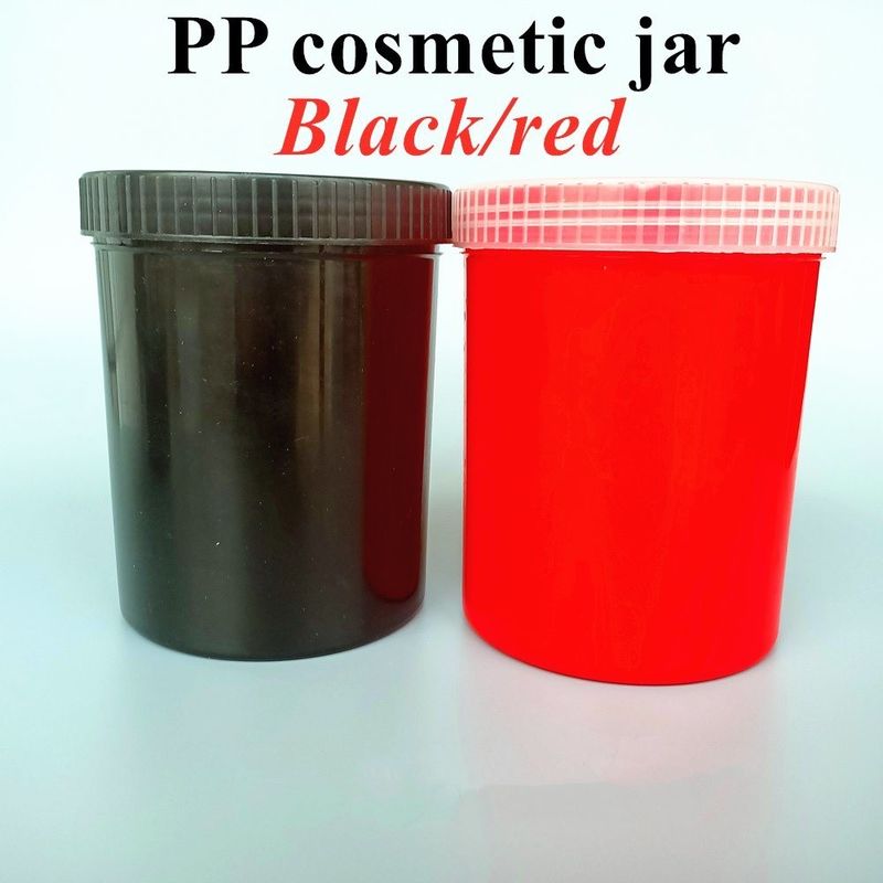 ホワイト レッド ブラック プラスチック PP 化粧品 美容品 メイクアップ ボトル スキンケア クリーム 瓶 150g 250g 500g 身体 顔 pp 化粧品 瓶