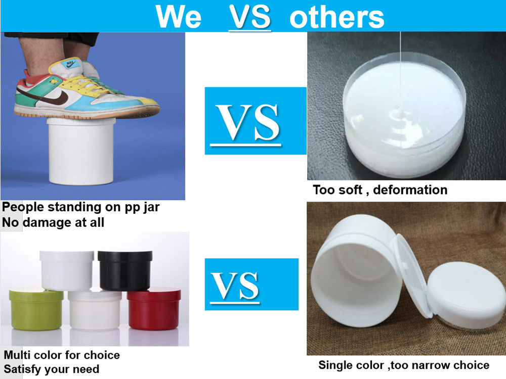 広口 150ml 250ml 500ml 1000ml PP プラスチック容器 化粧品 包装 髪 ワックス 身体 化粧品 容器 洗浄器 容器