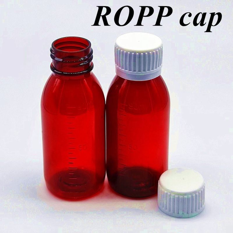3オンス 4オンス 5オンス 100ml 120ml 医薬品 ペット ラウンド アンバー プラスチック ボトル プラスチック 咳シロップ ボトル 口腔液