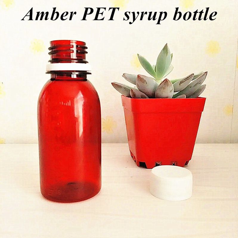 100ml 120ml 150ml メディカル プラスチックボトル ペット 咳シロップ ボトル プラスチック 咳シロップ 液体 丸い ボトル 螺栓蓋付き