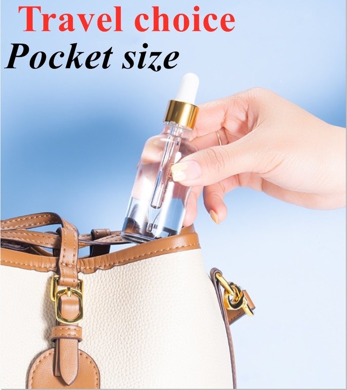 マット マット ホワイト 20ml 30ml ガラスドロッパーボトル ガラス血清 ブラックドロッパーキャップ付き精油ボトル