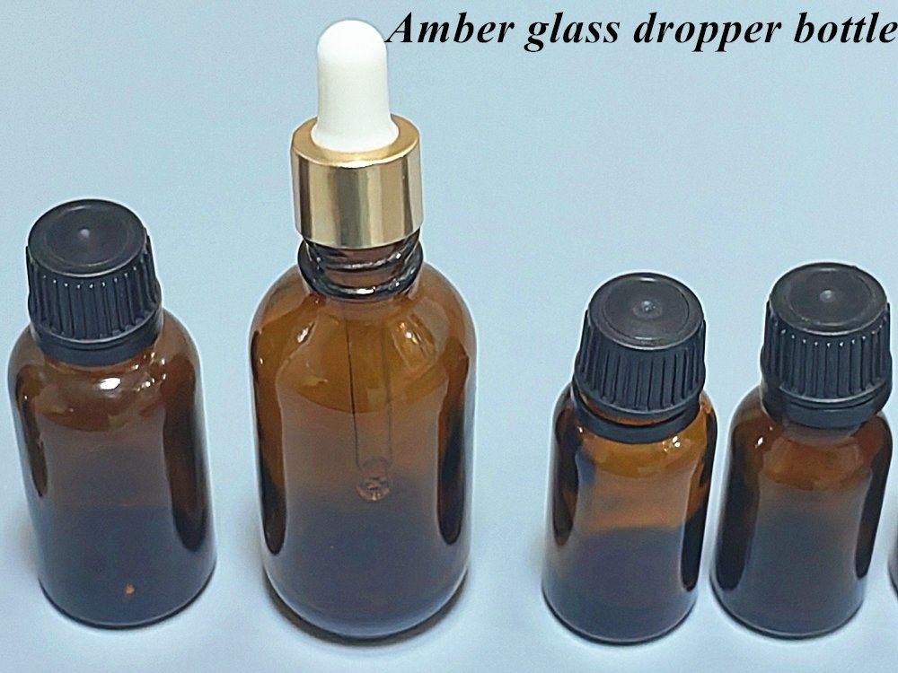 ホットセール 空っぽ 贅沢 アンバーブラウン 10ml 15ml 20ml 30ml 50ml 60ml ガラス エッセンシャルオイル ボトル 血清パッケージ