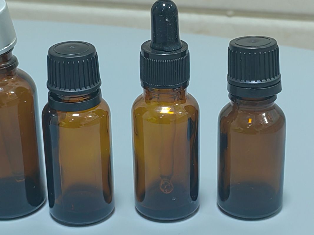ホットセール 空っぽ 贅沢 アンバーブラウン 10ml 15ml 20ml 30ml 50ml 60ml ガラス エッセンシャルオイル ボトル 血清パッケージ