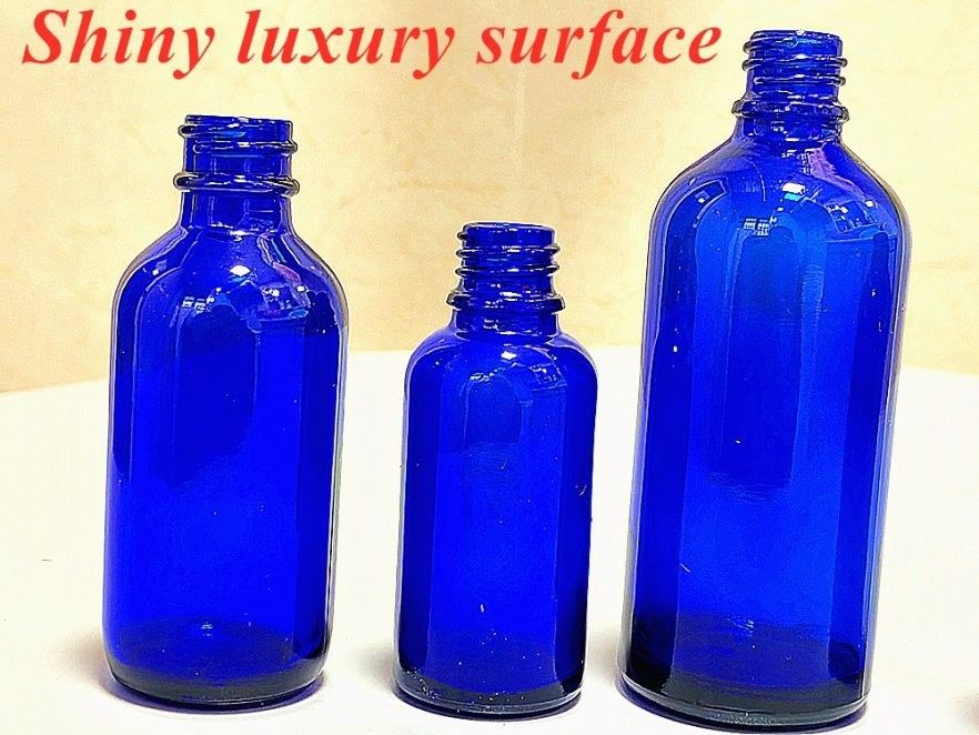 20ml 30ml エッセンシャルオイル 血清 皮膚ケア 化粧品 パッケージ ボトル コバル ブルー グラス ドロッパー ボトル ドロッパー