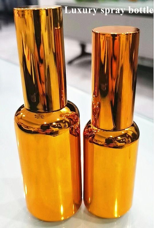 30ml 50ml 電気塗装 金銀 ガラス スプレー 化粧品 ボトル 金 化粧品 精油 ボトル