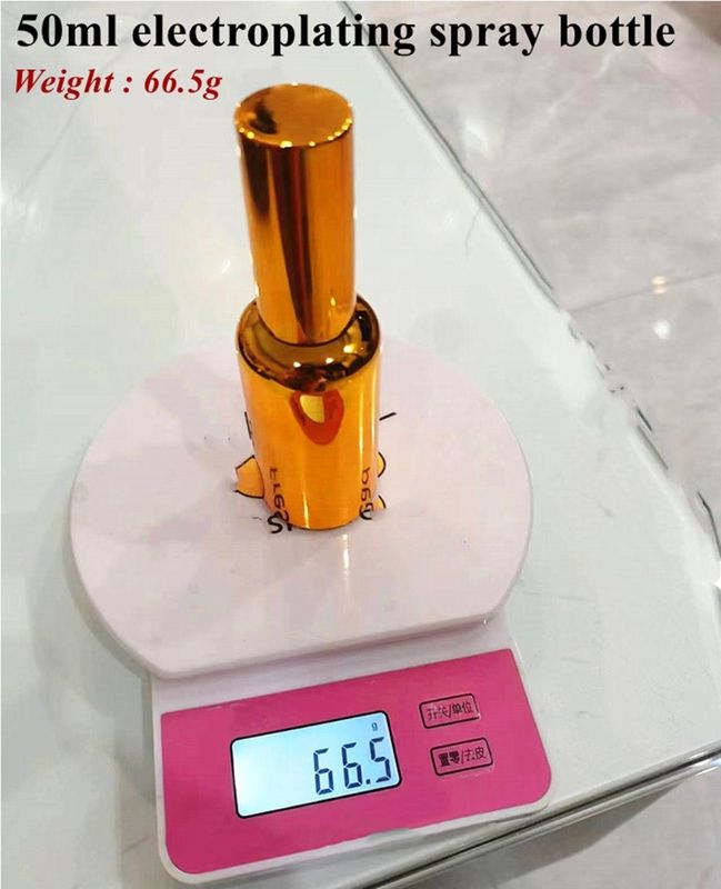 30ml 50ml 電気塗装 金銀 ガラス スプレー 化粧品 ボトル 金 化粧品 精油 ボトル