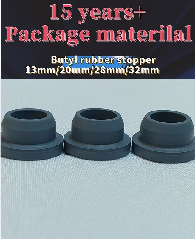 13mm 20mm 28mm 32mm グレー シリコン メディカル ガラス 注射用 錠剤 錠剤 薬剤 ブチルゴム stopper