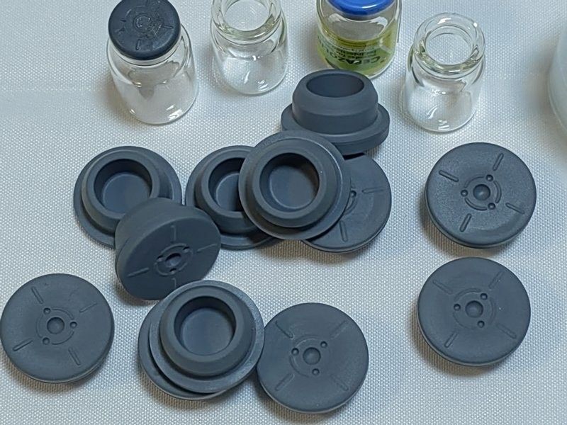 13mm 32mm ゴムプラグ グレー ブチル 医療用 ゴム stopper 注射用 グラス フローラ グラス インフュージョン ボトル 使用
