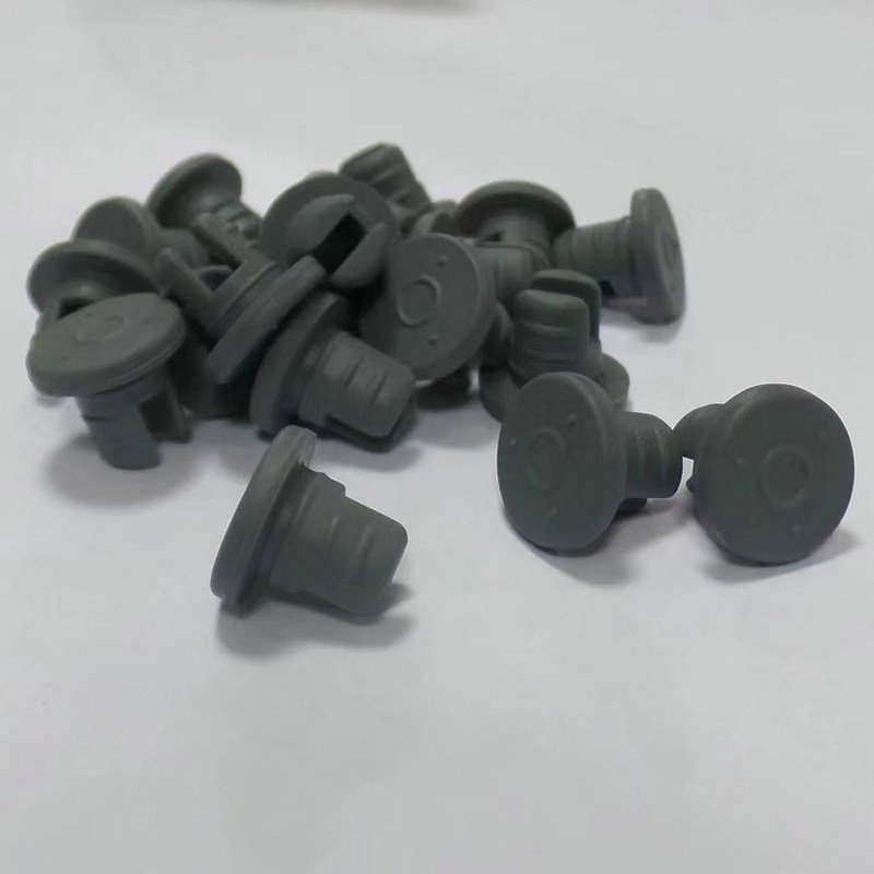 20mm 23mm メディカル用ボトル 錠剤用ブチルゴムタップ 製薬用リオフィライゼーション用 ガラスボトル
