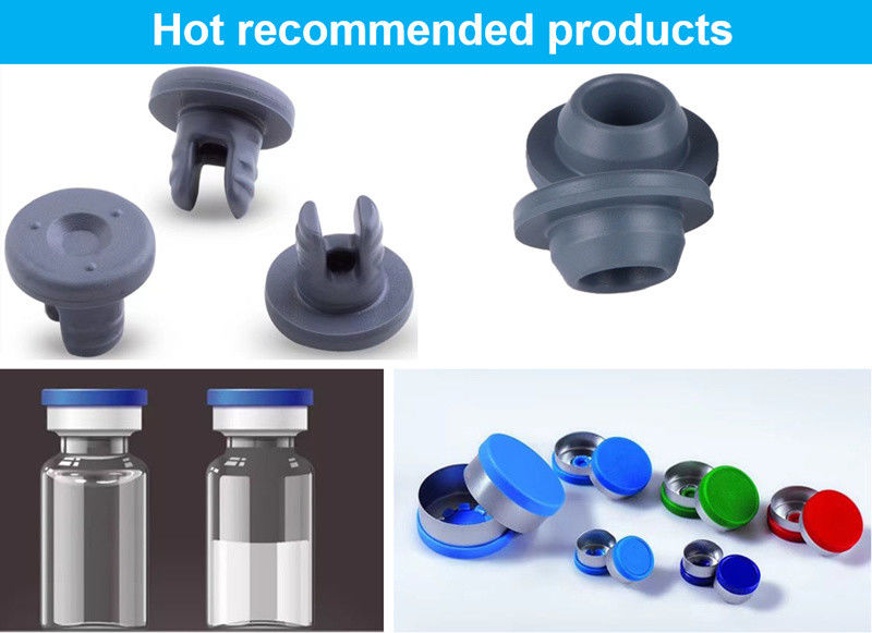 13mm 20mm 28mm 製薬品級 シリコンボロミネートゴム stopper ガラス冷凍注射器用