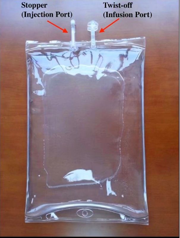 2000ml 3000ml 5000ml バターフライ 双口 閉じる 輸血 獣医用 使い捨て PVC インフュージョン バッグ