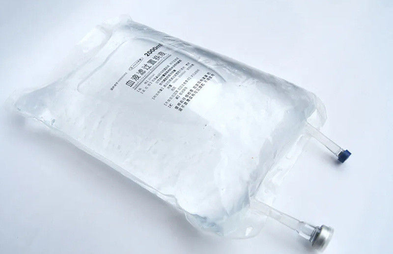 2000ml 3000ml 5000ml バターフライ 双口 閉じる 輸血 獣医用 使い捨て PVC インフュージョン バッグ