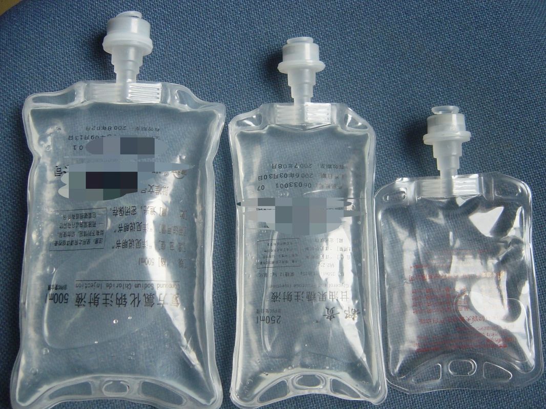 医療用 250ml 500ml 医療用ドリップバッグ ステリル 正常塩分 使い捨て用 非PVC インフュージョンバッグ IV 液体溶液バッグ