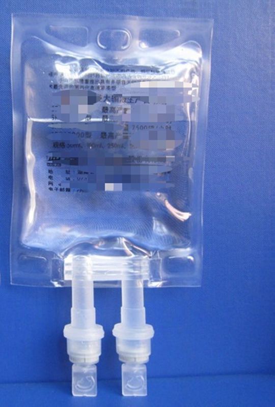 医療用 250ml 500ml 医療用ドリップバッグ ステリル 正常塩分 使い捨て用 非PVC インフュージョンバッグ IV 液体溶液バッグ