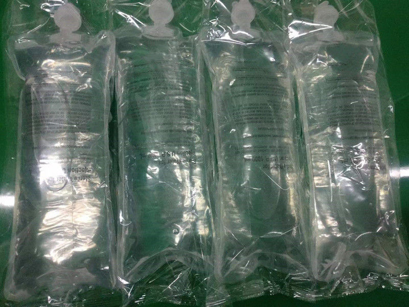 500ml 1000ml ナトリウム 塩化物 通常塩液 インフュージョン バッグ 静脈内 単口入り 非PVC IV 液体 バッグ ユーロ キャップ