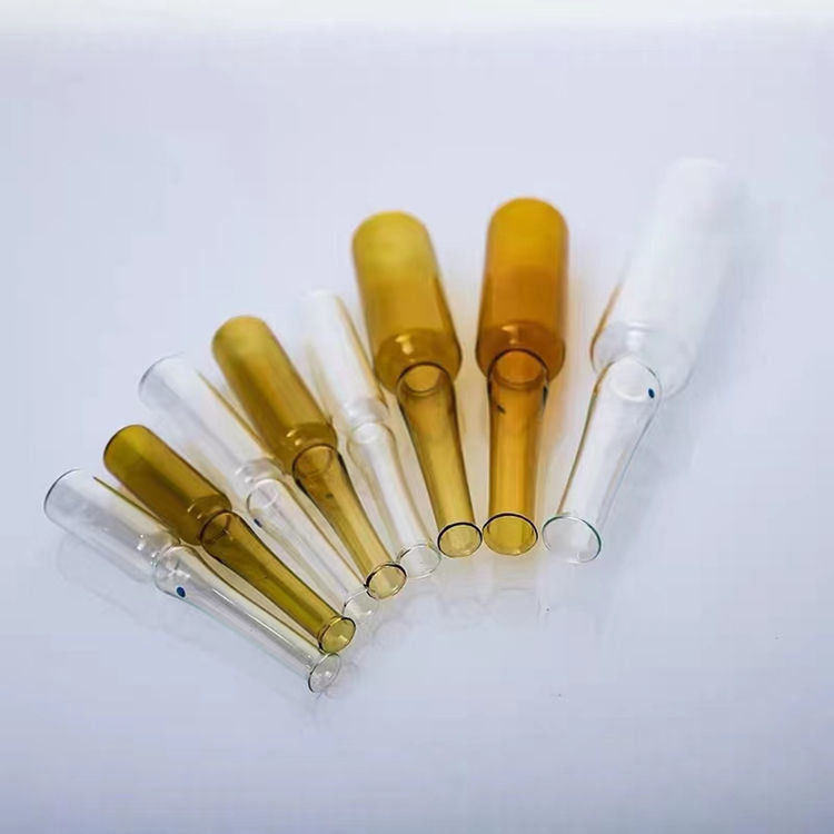 1ml 2ml 5ml 10ml 20ml 中国とISO標準のガラスのアンプ 使い捨て薬剤ボロシリケート ガラスのアンプ