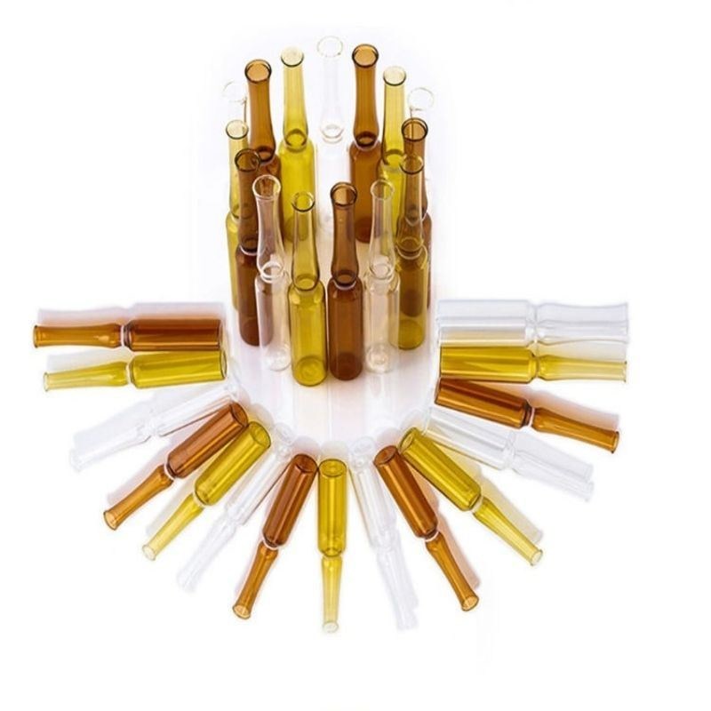 1ml5ml10ml20ml 化粧品 皮膚ケア 医薬品 ガラスアンプ 色のリング ロゴ印刷 スクリーン印刷 フォーム B フォーム