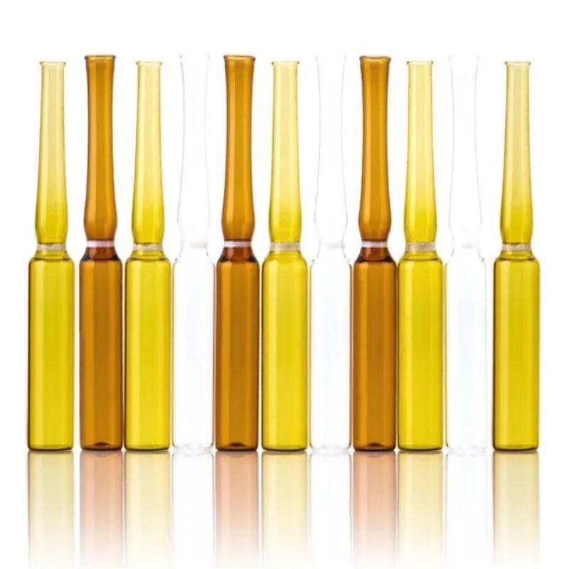 5ml 10ml 20ml 透明アンバーチューブルガラスアンプル 色のリング 断裂 医療 中性ボロシリケートガラスアンプル