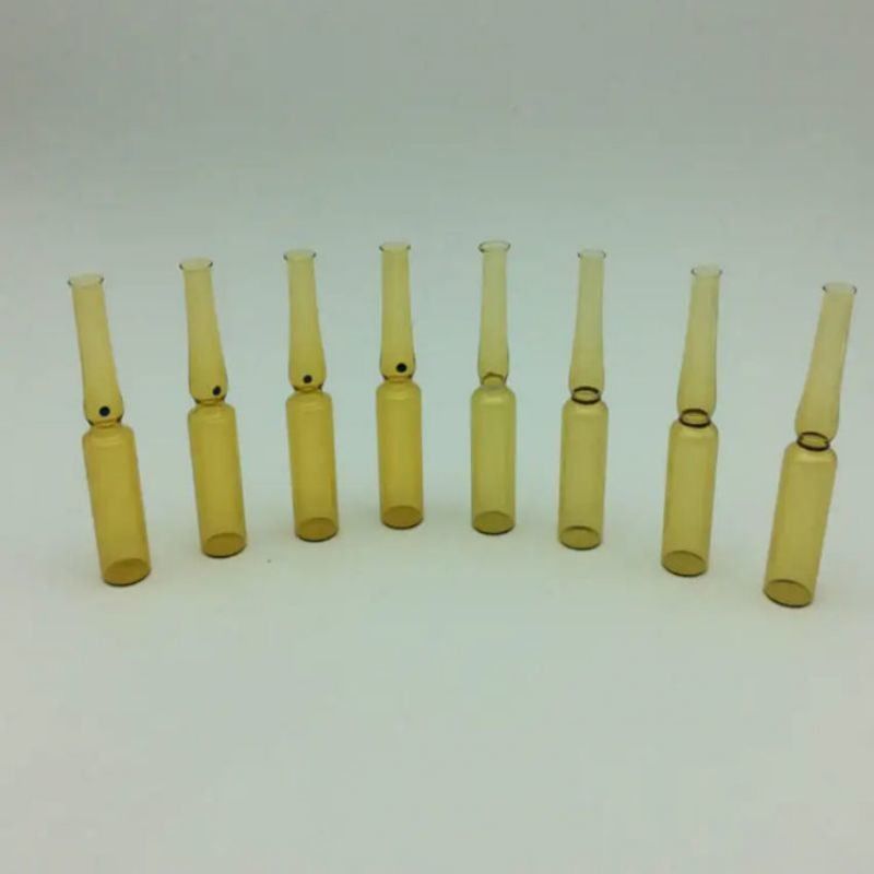5ml 10ml 20ml 透明アンバーチューブルガラスアンプル 色のリング 断裂 医療 中性ボロシリケートガラスアンプル