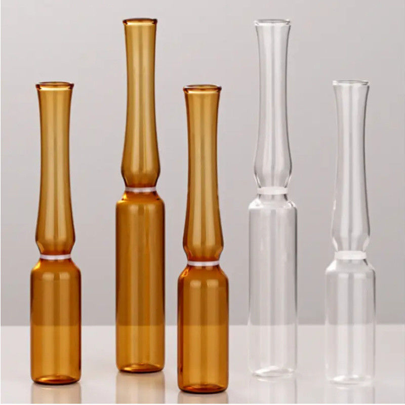 1ml 2ml 5ml 10ml ISO 標準 Ybb 標準 USP タイプ 1 USP タイプ 2 ガラス アンプル OPC 中性ボロシリケート ガラス アンプル