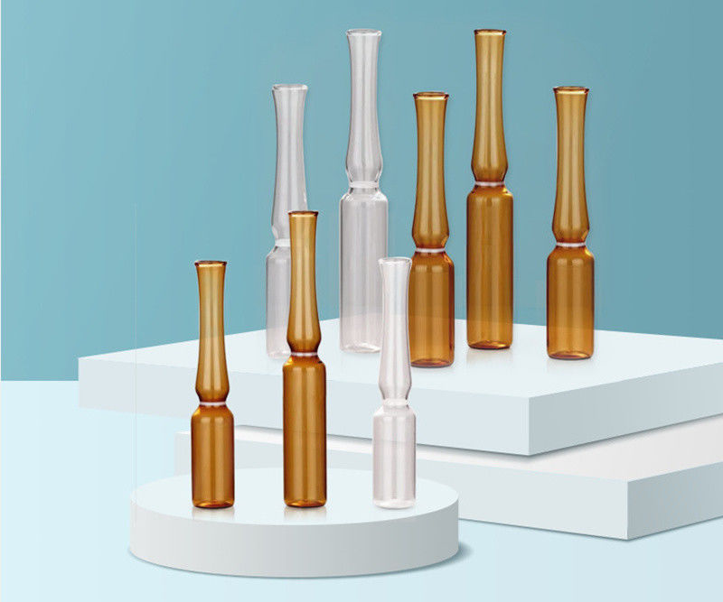 1ml 2ml 5ml 10ml YBB USP ボロシリケートガラス空きアンプル 透明アンバーガラスアンプル Pharmac