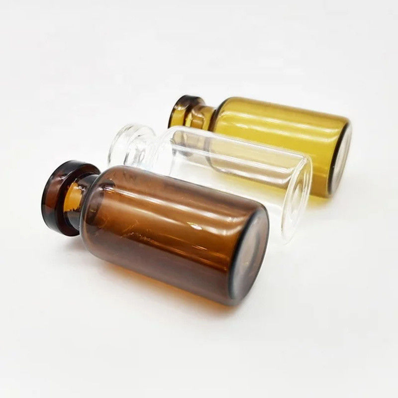 5ml 7ml 10ml 20ml 空薬剤 小さいアンバー 透明 注射 管状ボロシリケート 蓋を折れるガラス錠