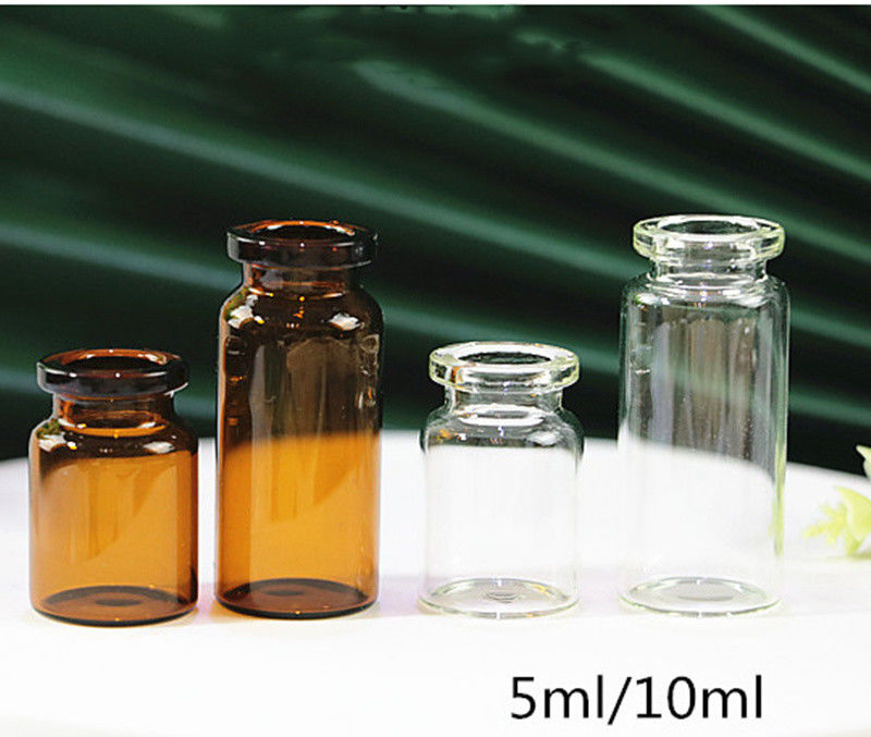 7ml 10ml クリアアンバー 薬剤 ステリル 注射 管状 ステリル 空のガラス 薬用 抗生物質