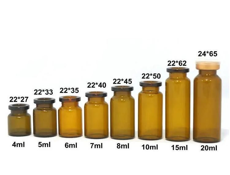 5ml 7ml 10ml クリア ステリル 薬用 ガラス 錠剤 絞り 首 薬用 管状 ガラス 錠剤 注射用