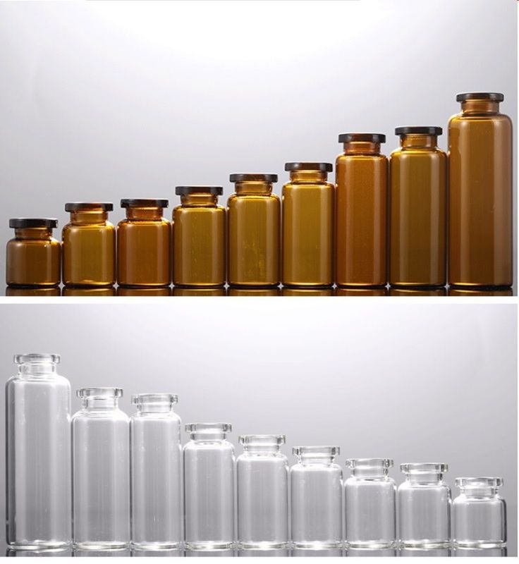 透明 メディカルグラス 薬剤 5ml 10ml 20ml 透明 アンバー 空っぽ 小さい 注射 ステリル グラス 管状 薬剤