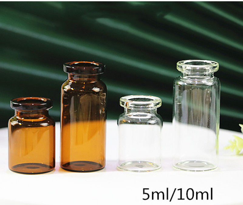 鋳造型タイプI ガラスフライアル 医療用 ガラスフライアル 10ml ゴムストップ付き