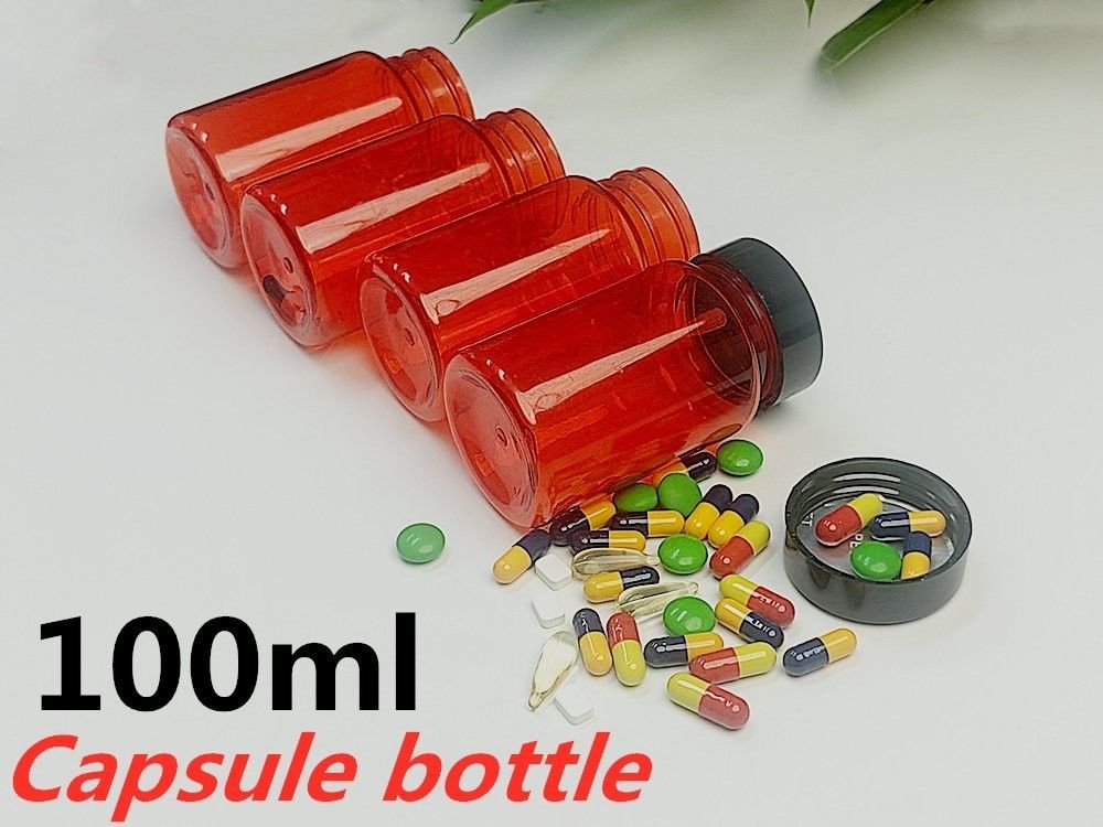 100ml 150ml PET製薬瓶 ビタミンカプセル タブレット 錠剤 栄養補助 プラスチックカプセル 医療薬瓶