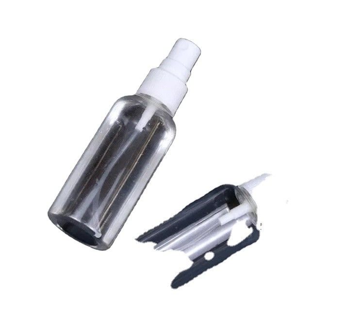60ML 100ML 丸い形 小型 PET プラスチックスプレーボトル l 50ml 化粧品 PET 透明 ハンドウォッシュ 消毒剤 スプレーボトル