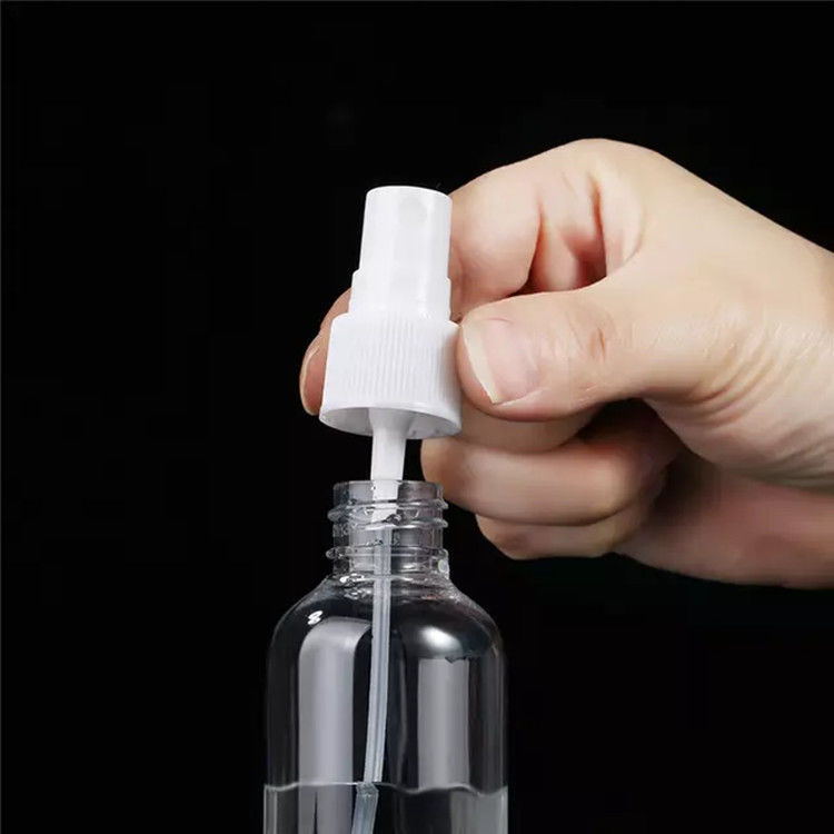 60ML 100ML 丸い形 小型 PET プラスチックスプレーボトル l 50ml 化粧品 PET 透明 ハンドウォッシュ 消毒剤 スプレーボトル