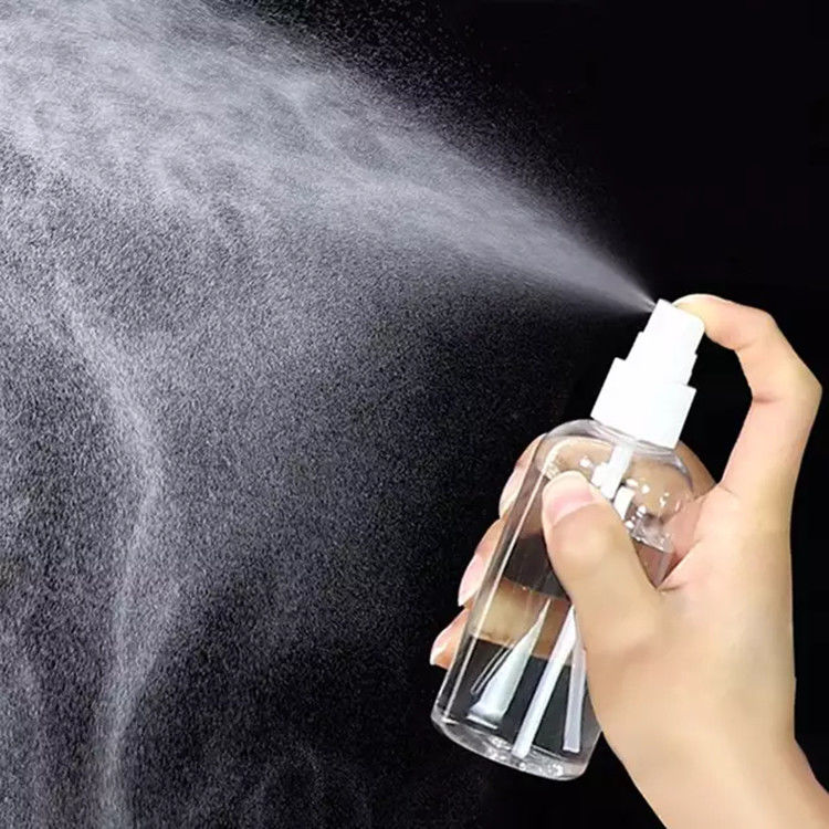 50ml 60ml 100ml PETプラスチックスプレー 微細な霧 香水消毒剤 アルコール スプレー付きポータブル化粧品プラスチックボトル